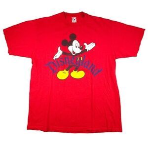 Vintage Mickey Mouse T Shirt Mens Size XL 90s Disneyland Walt Disney Made In USA